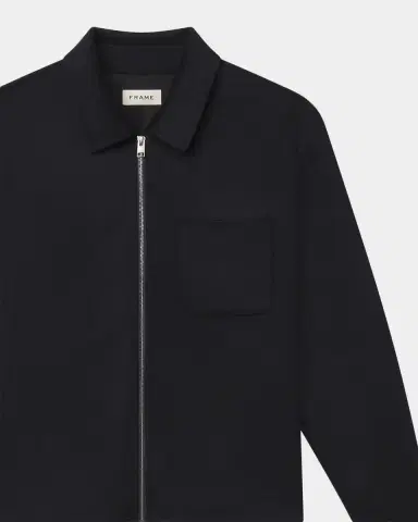 Frame Double Face Wool Zip-Front Shirt Jacket | Thumbnail 9
