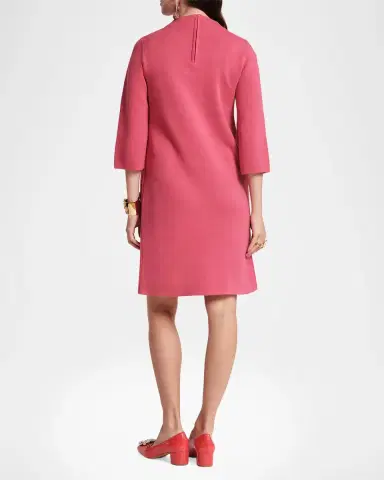 Frances Valentine Annie Floral-Embroidered Knit Mini Dress | Thumbnail 3 Frances Valentine Annie Floral-Embroidered Knit Mini Dress | Thumbnail 3
