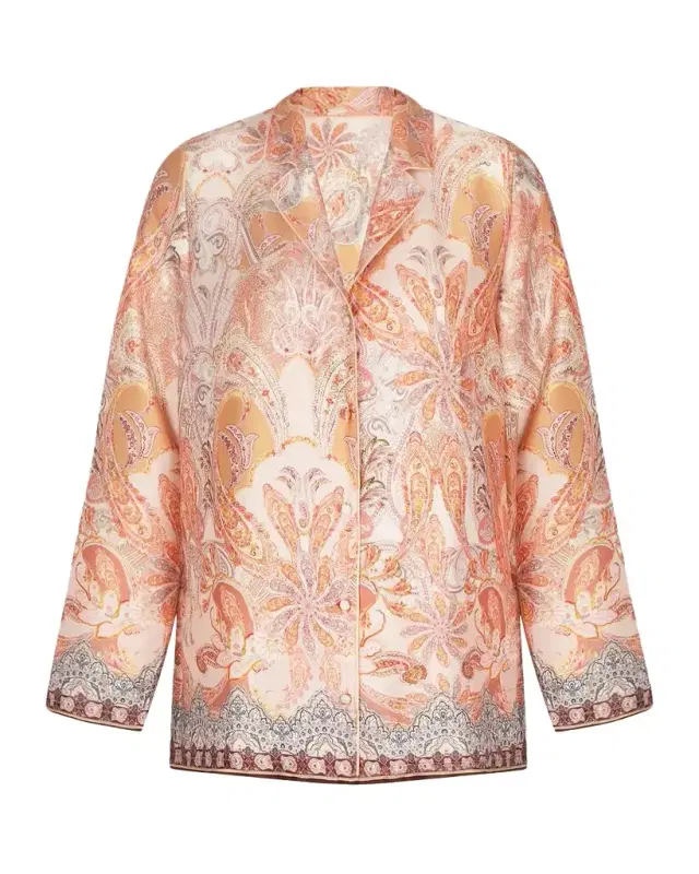 Lise Charmel Paisley-Print Pajama Jacket