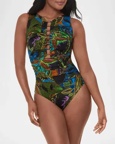 Miraclesuit Amazonia Swizzle One-Piece Swimsuit | Thumbnail 2 Miraclesuit Amazonia Swizzle One-Piece Swimsuit | Thumbnail 2