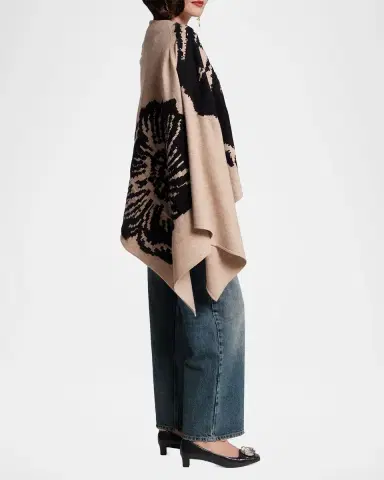 Frances Valentine Ginny Handkerchief-Hem Floral Knit Wrap | Thumbnail 5 Frances Valentine Ginny Handkerchief-Hem Floral Knit Wrap | Thumbnail 5