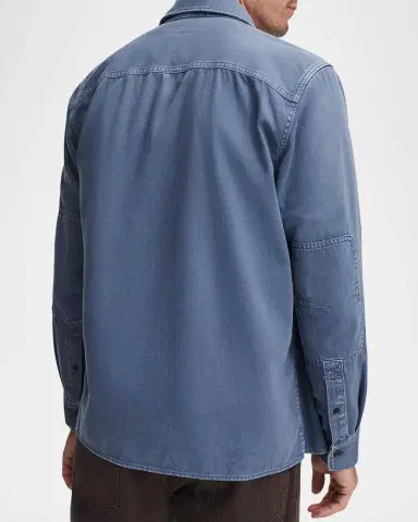 rag & bone Men's Overdyed Cotton Workwear Shirt | Thumbnail 3 rag & bone Men's Overdyed Cotton Workwear Shirt | Thumbnail 3