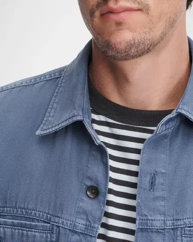 rag & bone Men's Overdyed Cotton Workwear Shirt | Thumbnail 5 rag & bone Men's Overdyed Cotton Workwear Shirt | Thumbnail 5
