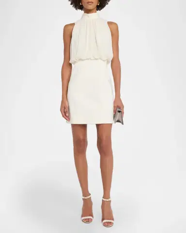 Cinq à Sept Olyssia Sleeveless Gathered Mini Dress | Thumbnail 2