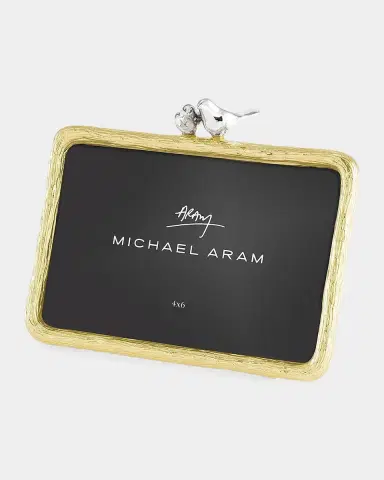 Michael Aram Lovebirds Silver & Gold Frame, 4" x 6" | Thumbnail 3