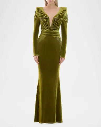 Zhivago The Bloom Velvet Gown | Thumbnail 2