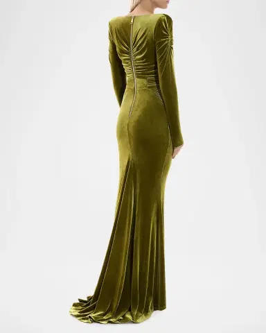 Zhivago The Bloom Velvet Gown | Thumbnail 3