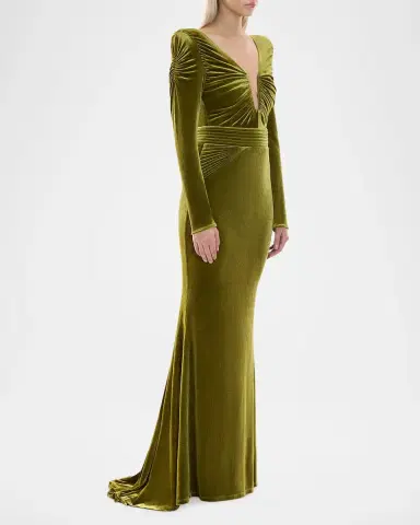 Zhivago The Bloom Velvet Gown | Thumbnail 4