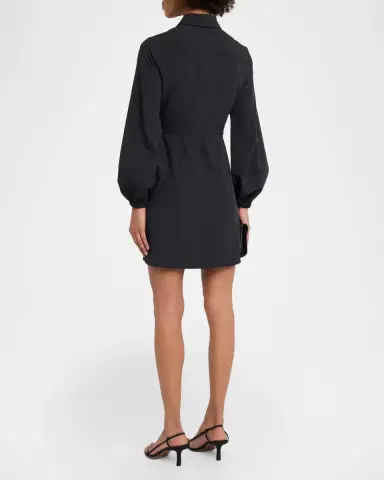Cinq à Sept Lumira Heart-Button Mini Dress | Thumbnail 3