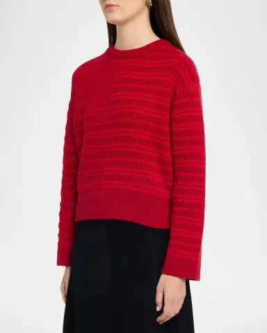 Proenza Schouler Pandora Striped Wool-Blend Sweater | Thumbnail 4