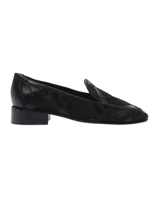 Alexandre Birman Annelise Patchwork Leather Loafers