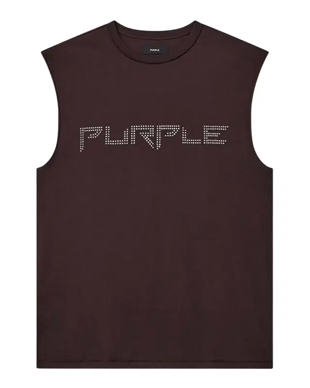 PURPLE Men's Mechanic Dirty Studded Tank Top