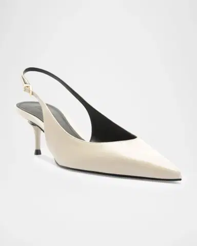 Schutz 50mm Paola Leather Slingback Pumps | Thumbnail 2