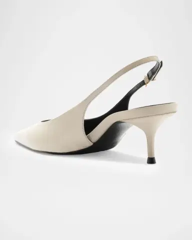 Schutz 50mm Paola Leather Slingback Pumps | Thumbnail 3