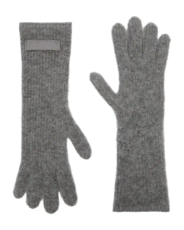 Jacquemus Logo Wool-Blend Gloves