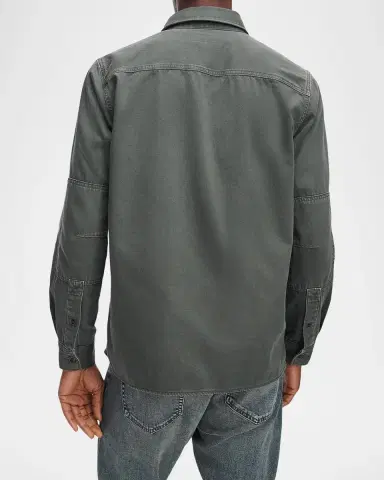 rag & bone Men's Overdyed Cotton Workwear Shirt | Thumbnail 3 rag & bone Men's Overdyed Cotton Workwear Shirt | Thumbnail 3