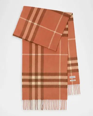 Burberry Check Cashmere Scarf | Thumbnail 3