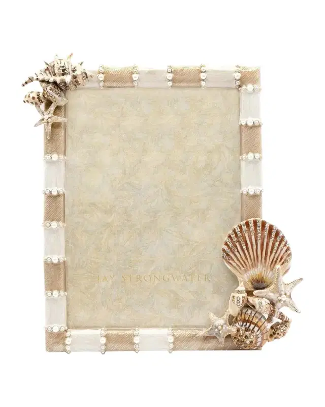 Jay Strongwater Dune Seashell Frame, 5" x 7"
