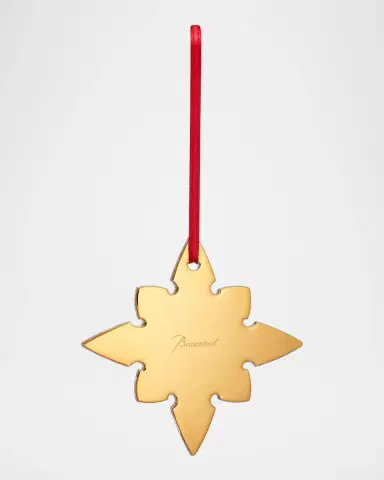 Baccarat Noel Octogone 2026 Crystal Christmas Ornament, Gold | Thumbnail 2