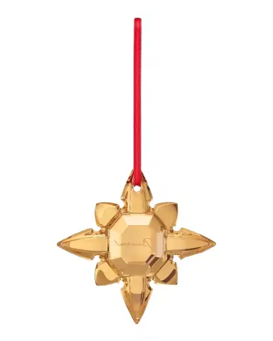 Baccarat Noel Octogone 2026 Crystal Christmas Ornament, Gold | Thumbnail 1