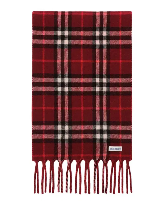Burberry Reversible Knight Stamp Cashmere Scarf