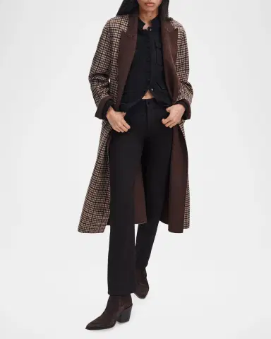rag & bone Vasso Plaid Double-Breasted Coat | Thumbnail 4