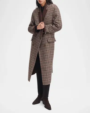 rag & bone Vasso Plaid Double-Breasted Coat | Thumbnail 6