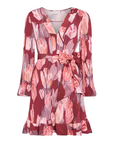 Milly Liv Pleated Floral-Print Mini Dress | Thumbnail 1