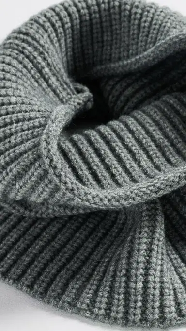 Hat Attack Cocoon Knit Cowl Grey One Size | Thumbnail 5