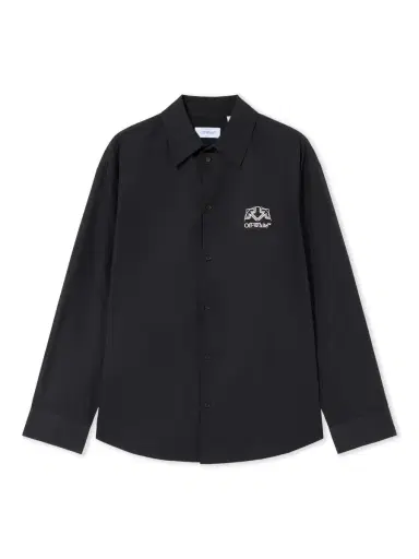 Off-White Off Line Half Arrow Poplin Overshirt | Thumbnail 1