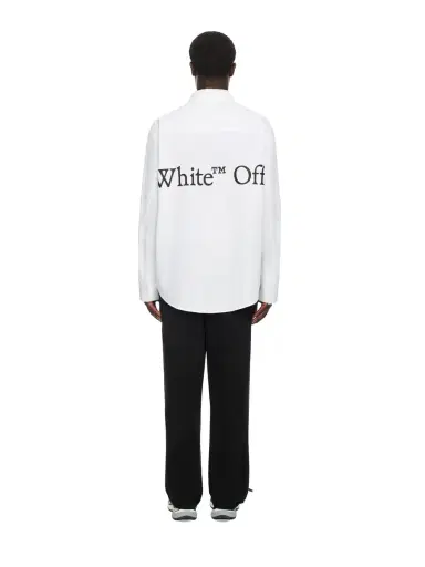 Off-White Bookish Scarf Poplin Overshirt | Thumbnail 4 Off-White Bookish Scarf Poplin Overshirt | Thumbnail 4