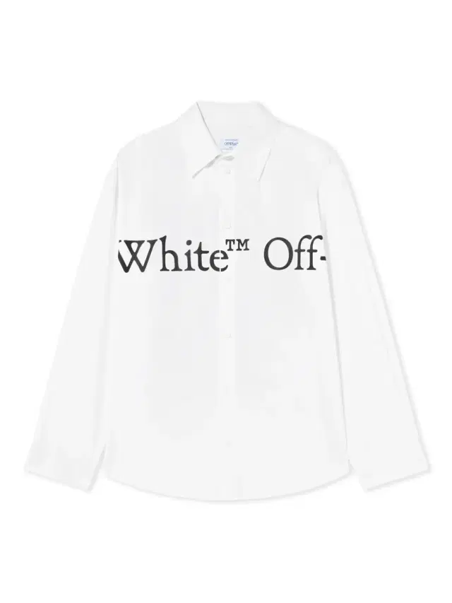 Off-White Bookish Scarf Poplin Overshirt