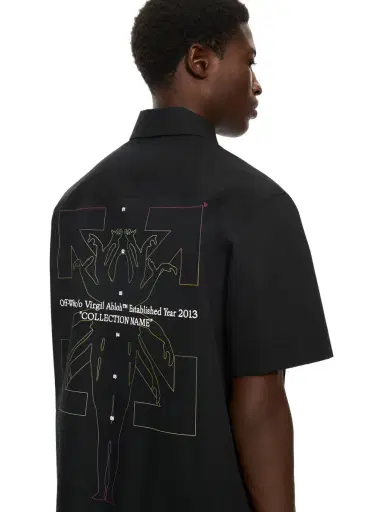 Off-White Chakra Arrow Poplin Slim Bowling Shirt | Thumbnail 5