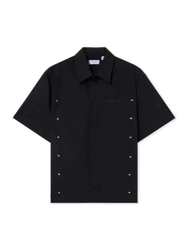 Off-White Chakra Arrow Poplin Slim Bowling Shirt