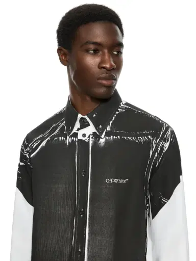 Off-White Negative Bookish Regular Shirt | Thumbnail 5