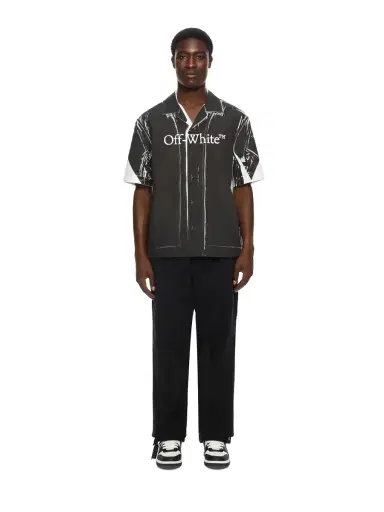 Off-White Negative Big Bookish Bowling Shirt | Thumbnail 2