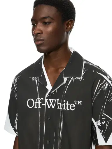 Off-White Negative Big Bookish Bowling Shirt | Thumbnail 5