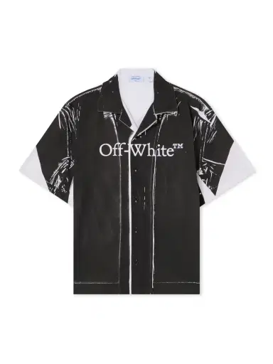 Off-White Negative Big Bookish Bowling Shirt | Thumbnail 1