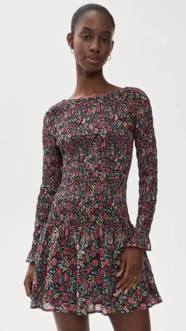 Hill House Home The Dalia Mini Nap Dress Chilton Floral Block/ulti | Thumbnail 2