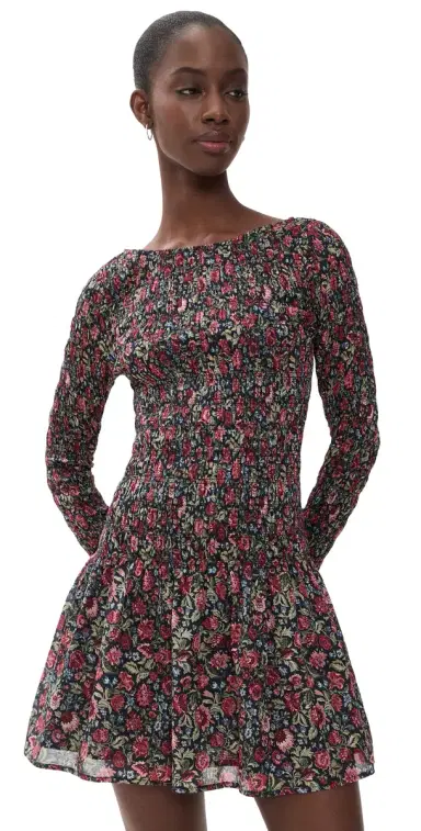Hill House Home The Dalia Mini Nap Dress Chilton Floral Block/ulti | Thumbnail 1