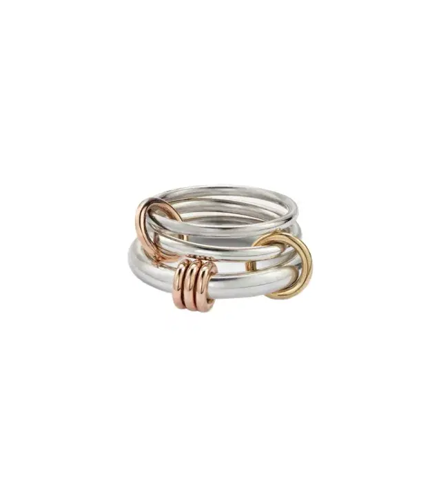 Spinelli Kilcollin Orion sterling silver, 18kt gold, and 18kt rose gold ring