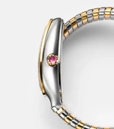 BVLGARI Serpenti Tubogas embellished 18kt gold and stainless steel watch | Thumbnail 5