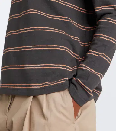 Jil Sander Striped cotton T-shirt | Thumbnail 5
