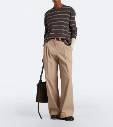 Jil Sander Striped cotton T-shirt | Thumbnail 7