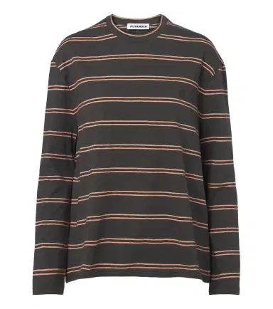 Jil Sander Striped cotton T-shirt | Thumbnail 1