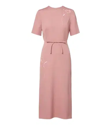 Erdem Embellished embroidered twill midi dress | Thumbnail 1