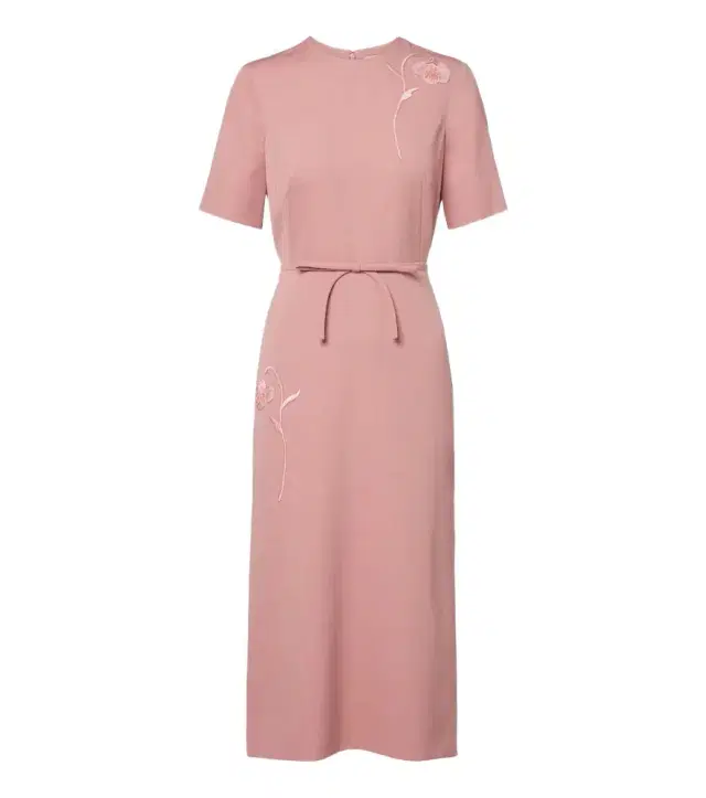Erdem Embellished embroidered twill midi dress