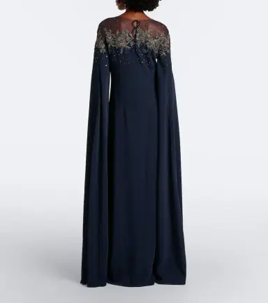 Carolina Herrera Embellished crêpe gown | Thumbnail 3 Carolina Herrera Embellished crêpe gown | Thumbnail 3