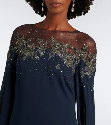 Carolina Herrera Embellished crêpe gown | Thumbnail 5 Carolina Herrera Embellished crêpe gown | Thumbnail 5
