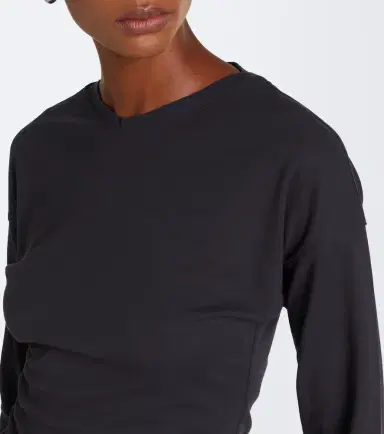 Lemaire Cotton jersey crêpe midi dress | Thumbnail 3 Lemaire Cotton jersey crêpe midi dress | Thumbnail 3